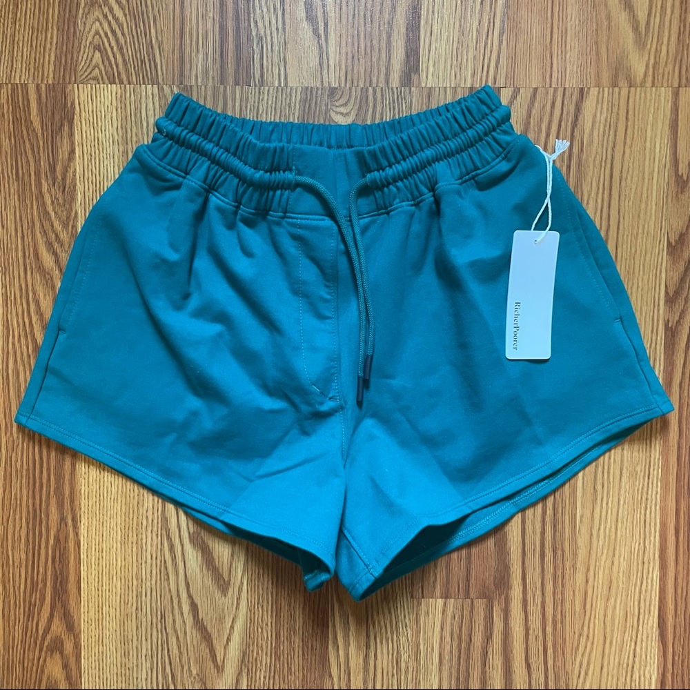 NWT Richer Poorer Terry Sweatshort Everglade XS